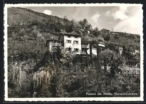 AK Minusio-Locarno, Pension zur Mühle
