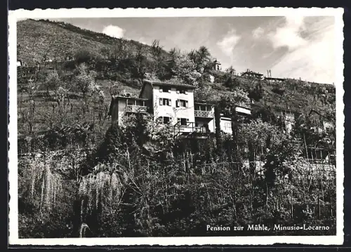 AK Minusio-Locarno, Pension zur Mühle