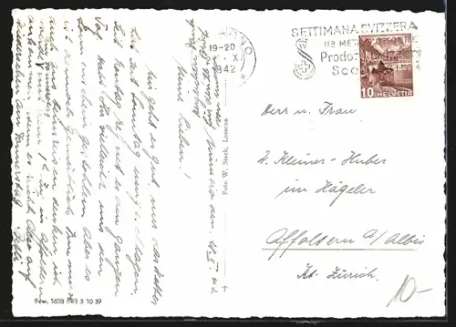 AK Minusio-Locarno, Pension zur Mühle