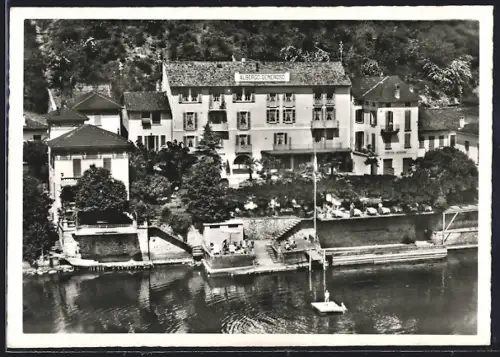 AK Melide, Strand-Hotel Generoso, Bes. H. Zaugg