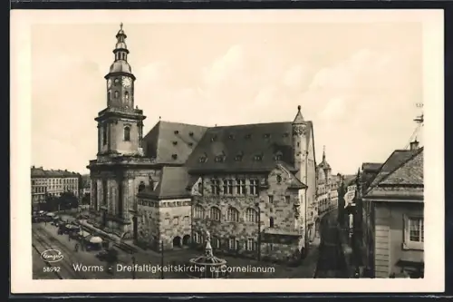 AK Worms, Dreifaltigkeitskirche und Cornelianum