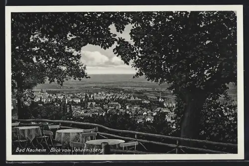 AK Bad Nauheim, Blick vom Johannisberg