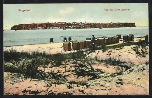 AK Helgoland, Von der Düne gesehen