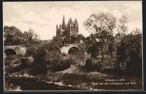 AK Limburg a. Lahn, Lahnbrücke, Dom