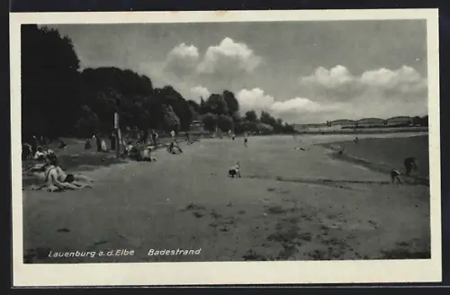 AK Lauenburg a.d. Elbe, Badestrand