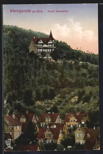 AK Wernigerode am Harz, Hotel Sennhütte