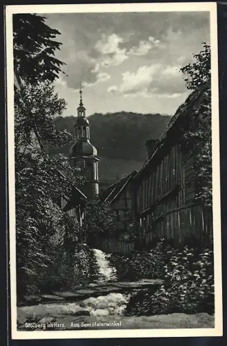 AK Stolberg im Harz, Malerwinkel