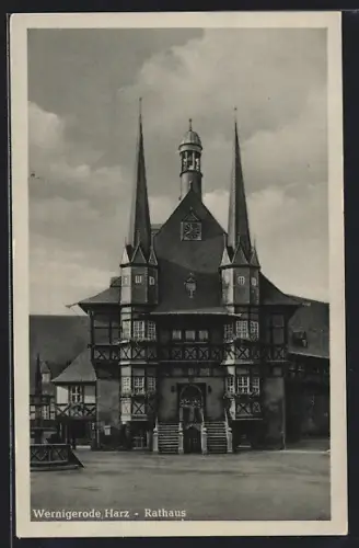 AK Wernigerode /Harz, Rathaus