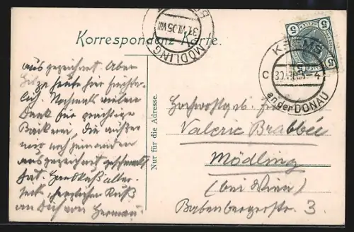 AK Göttweig, Blick auf das Stift Göttweig