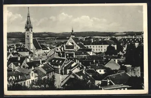 AK Horn /N. D., Totalansicht aus der Vogelschau