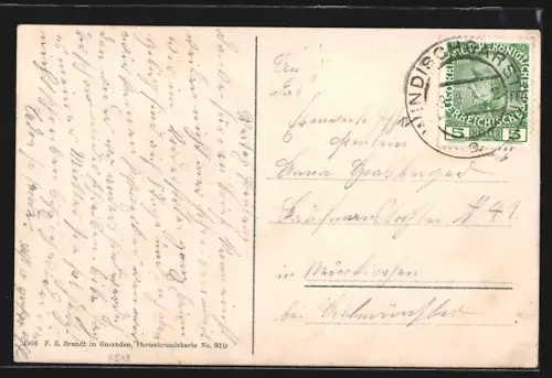 AK Vorderstoder /Ob.-Oest., Teilansicht mit der Prielgruppe