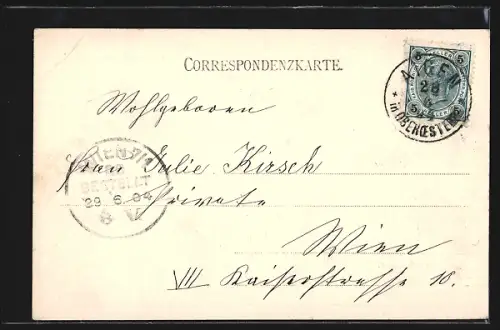 AK Aigen /Ob.-Öster., Ortsansicht mit Kirche