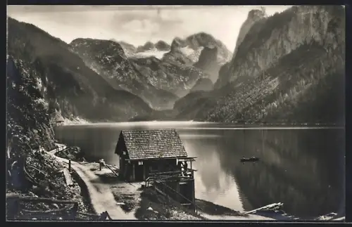 AK Gosausee, Ansicht des Sees mit Dachstein