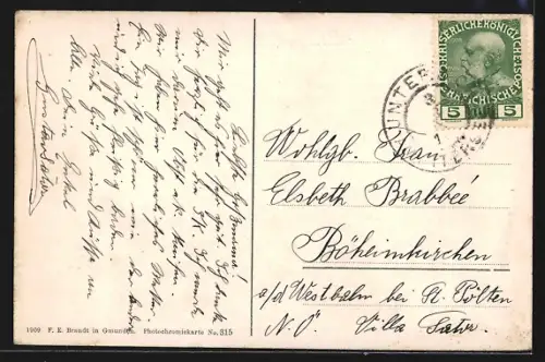 AK Nussdorf a. Attersee, Ortspanorama