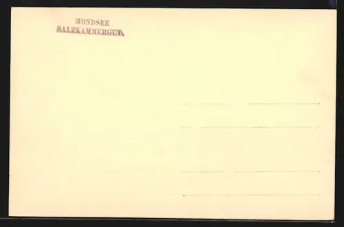 AK Mondsee /Salzkammergut, Teilansicht mit Kirche