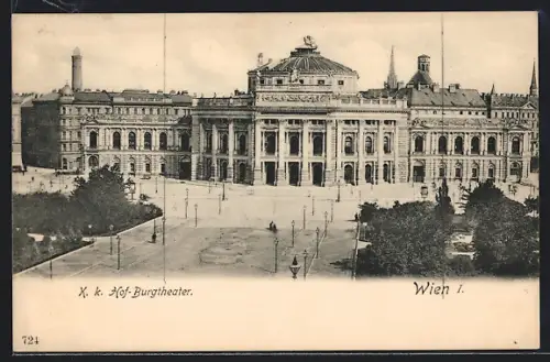 AK Wien, K. k. Hof-Burgtheater
