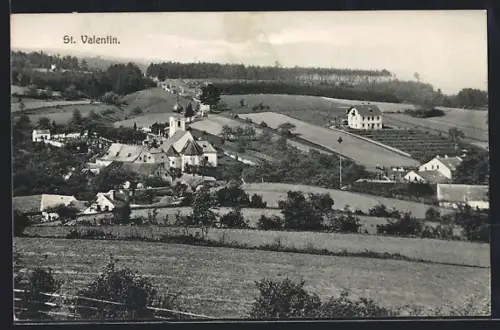 AK St. Valentin, Gesamtansicht mit Umgebung