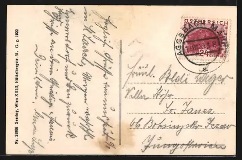 AK Maria-Laach am Jauerling, Schreiner-Schutzhütte, Gasthaus Zum Burgstock Oberndorf, Ortsansicht