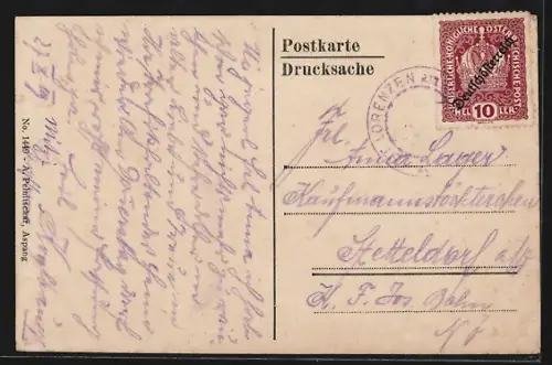 AK St. Lorenzen a. Wechsel, Ortspanorama