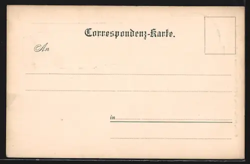 Lithographie Alt-Wien, Landhausgasse mit Minoritenkirche