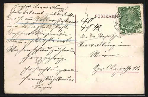 AK Dechantskirchen /Steiermark, Ortspanorama mit Kirche