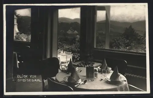 AK Semmering, Hotel Kurpension Maria Schutz, Speisesaal