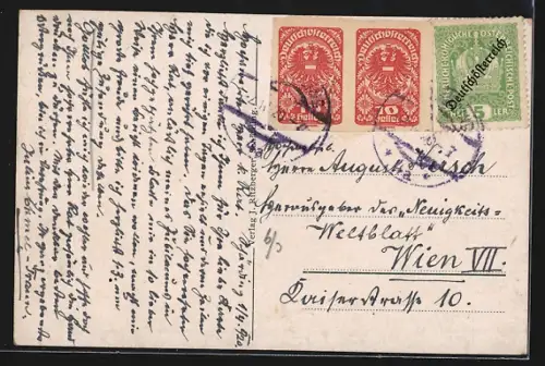 AK Schörding, Blick auf den Stadtplatz