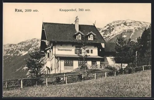 AK Rax, Hotel Knappenhof