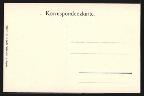 AK St. Michael a. Donau, Strassenpartie im Ort