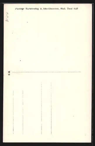 AK Hall / Tirol, Blick in die Mustergasse