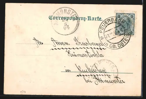 AK Peuerbach /O.-Ö., Ortsansicht von einem Acker aus