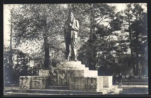 AK Linz, Am Stelzhamer-Denkmal