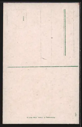 AK Reichenau, Ortstotale am Schwarzafluss, Blick auf Raxalpe
