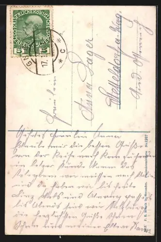 AK Ebensee /Salzkammergut, Ortsansicht aus der Vogelschau