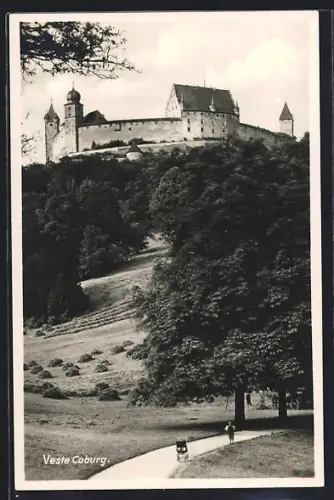 AK Coburg, Blick zur Veste Coburg