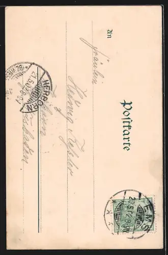 AK Bad Ems, Bergbahn auf dem Malberg, Kabine, um 1900