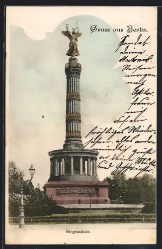 AK Berlin-Tiergarten, Siegessäule