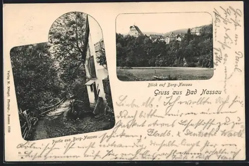 AK Bad Nassau, Blick auf Berg-Nassau, Partie aus Berg-Nassau