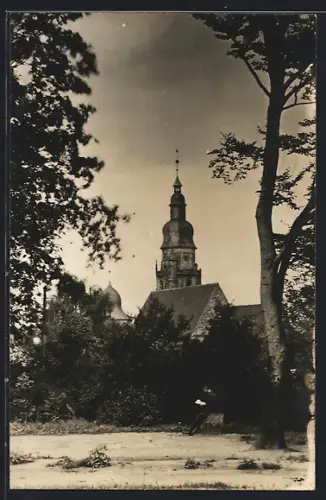 AK Coburg, Blick zur Moritzkirche