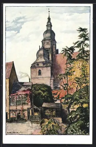 Künstler-AK Coburg, Moritzkirche