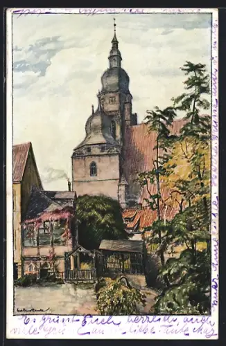Künstler-AK Coburg, Moritzkirche