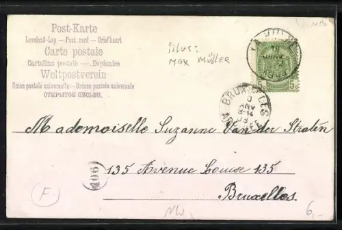 Künstler-AK Röldal, Parti fra Röldal