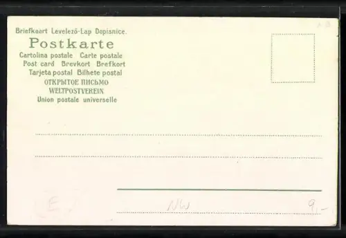 Künstler-AK Kristianinfjorden, Panorama