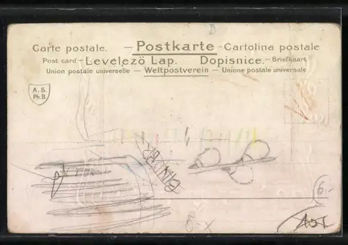 AK Melk /Nied.-Oesterr., Ortspanorama in elegantem Rahmen