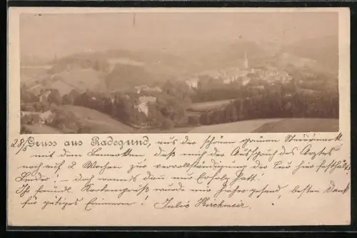 AK Radegund, Ortspanorama