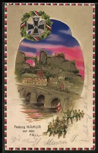 AK Namur, Festung vor dem Fall, Halt gegen das Licht