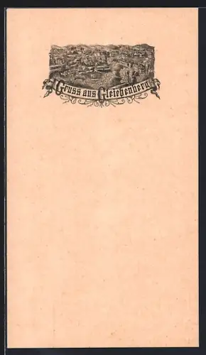 Künstler-AK Gleichenberg, Teilansicht