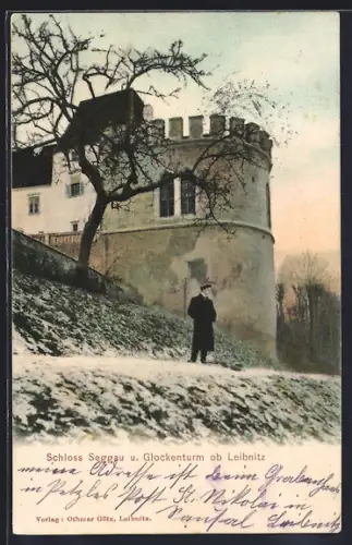 AK Leibnitz, Schloss Seggau u. Glockenturm