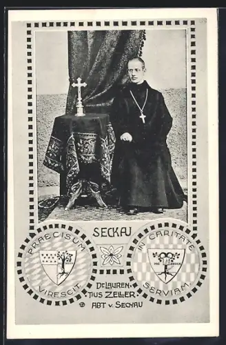 AK Seckau, Dr. Laurentius Zeller, Abt von Sechau, Wappen