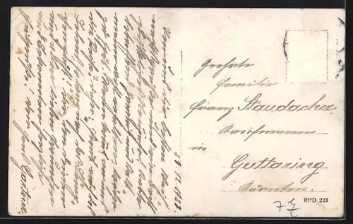 AK St. Georgen a. Sandhof, Glockenweihe 1923